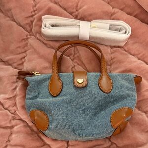 Stoney Clover Lane Pouchette Crossbody Bag 01 in Denim